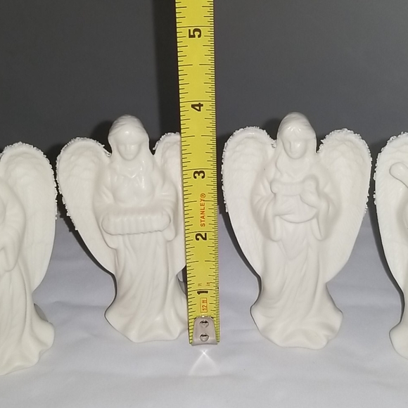 Jade Collection 4 Piece Angel Figurines - Picture 6 of 11